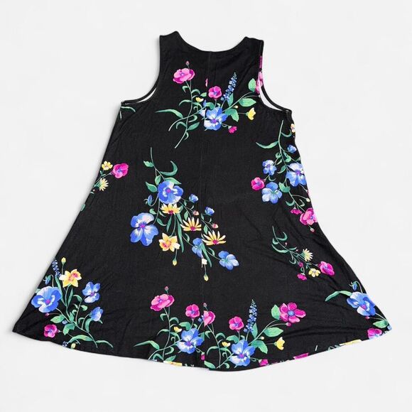Old Navy Black Floral Mini Dress - Picture 5 of 6
